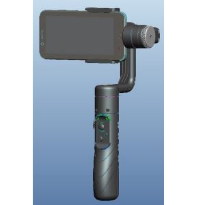 3-Eix Bricolatge Bluetooth Gimbal de plàstic Handheld sense fils per a telèfon intel ligent AFI V1