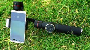 AFI V5 Professional de 3 eixos sense gnomo Motors sense barres Gimbal portàtil per a Smartphone compatible amb càmeres Gopros